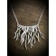 Torque Silver Half Necklace
